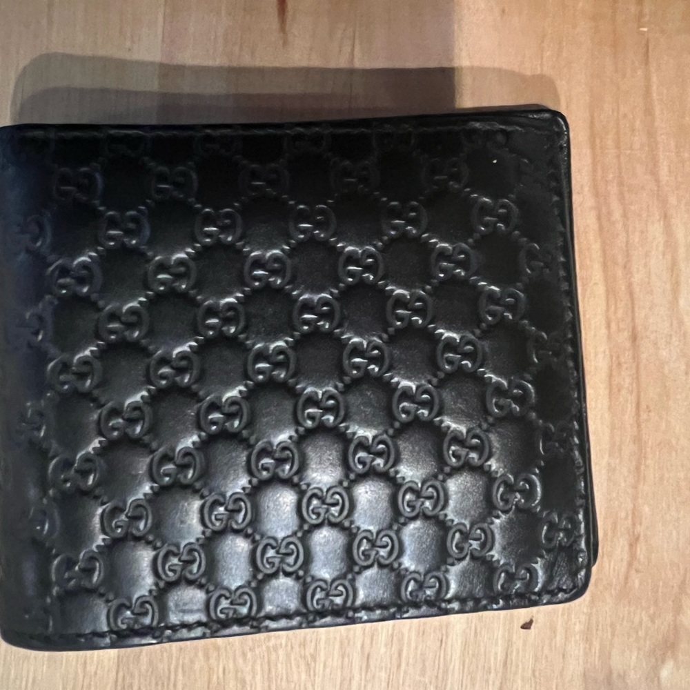Guccissima Leather Bifold Wallet With Coin pocket